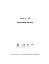 Biamp SPM412e M2-V Operation User manual