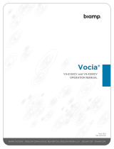 Biamp Vocia VA-4300CV/VA-8150CV User manual