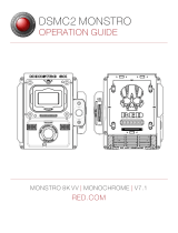 RED DSMC2 MONSTRO Monochrome Operating instructions