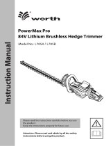 Worth Garden L705A Installation guide