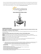 Sunnydaze Decor FC-318 Installation guide