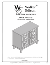 Walker Edison Furniture Company HD32FWAWH Operating instructions