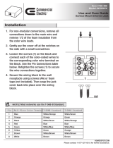 Commercial Electric 468 8C WH User manual
