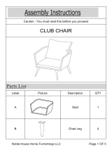 Noble House 305419 Installation guide