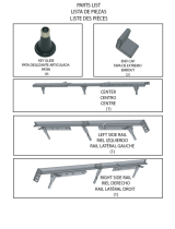 HOLLYWOOD BED FRAME BEA-7079BSG Operating instructions