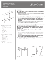 Knape & Vogt Shelf Made 0132-524-GL2 Operating instructions