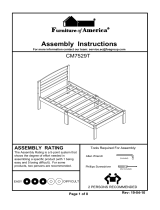 Furniture of America IDF-7529EX-T Installation guide