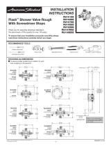 American Standard RU108SS Installation guide