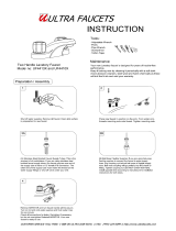 Ultra Faucets 15710759 Installation guide