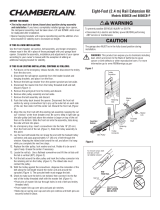 Chamberlain 8808CB-P Operating instructions