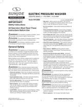 Sun Joe SPX3000-SJB User manual