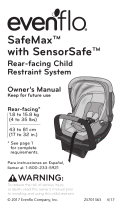 Evenflo SafeMax Infant User manual