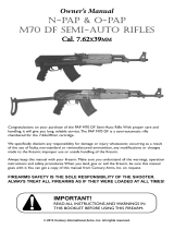 Century N-PAP DF Semi-Auto Rifle Owner's manual