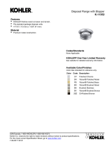 Kohler K-11352-SN Installation guide