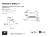 GE GDF630PGMWW Dimensions Guide