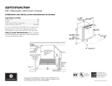 GE GDF511PGMWW Dimensions Guide
