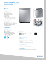 Samsung DW80K5050UG/AA Specification