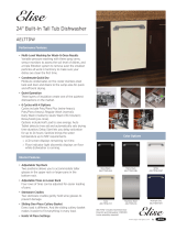 AGA AELTTDW-WHT Dimensions Guide