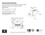 GE  GDF640HSMSS  Dimensions Guide