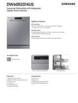 Samsung DW60R2014US/AA Specification
