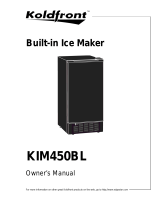 KoldFront KIM450BL Owner's manual