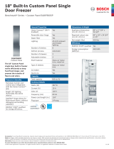 Bosch B18IF900SP Dimensions Guide