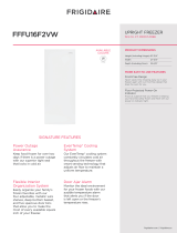 Frigidaire  FFFU16F2VW  Specification