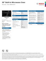 Bosch HMB50162UC Dimensions Guide