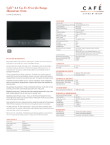 Cafe CVM721M2NS5 Specification