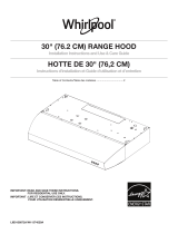 Whirlpool WVU7130JS 30″ Range Hood User manual