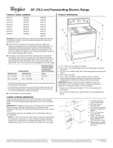 Whirlpool WFE320M0EW Dimensions Guide
