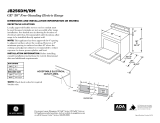 GE JB256DMWW Dimensions Guide