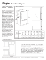 Whirlpool WRB329DMBB Dimensions Guide