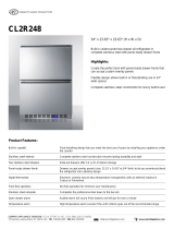 Summit Appliance CL2R248 Dimensions Guide