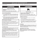 Whirlpool WSR57R18DM Installation guide