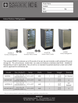 Maxx Ice MIM50-O Dimensions Guide