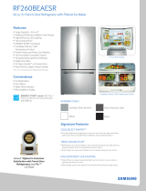 Samsung RF260BEAESR Installation guide