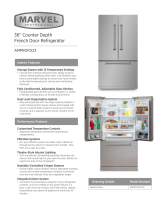 Marvel AMPROFD23 | Professional French Door Refrigerator Specification
