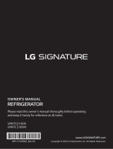 LG SIGNATURE 1375428 User manual