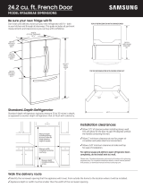 Samsung RF262BEAESR Installation guide