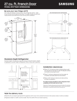 Samsung RF27T5201WW Installation guide