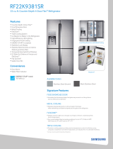 Samsung RF22K9381SG/AA Installation guide
