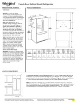 Whirlpool WRF560SEHB Dimensions Guide