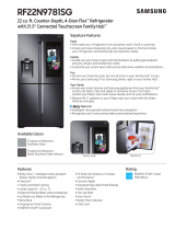 Samsung RF22N9781SG/AA Specification
