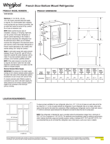 Whirlpool WRF560SEHW Dimensions Guide