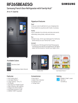Samsung RF265BEAESG Installation guide
