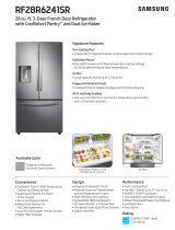 Samsung RF28R6241SR Dimensions Guide