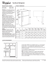 Whirlpool WRT134TFDB Dimensions Guide