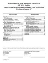 Maytag MGDC465HW Installation guide