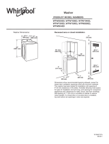 Whirlpool WTW5000DW Dimensions Guide